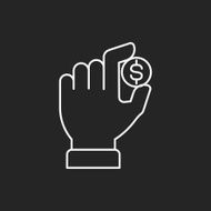 Donation line icon N78