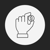 Donation line icon N79