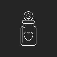 Donation line icon N86
