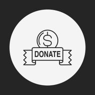 Donation line icon N91