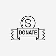 Donation line icon N92