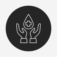 Donation line icon N93