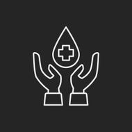 Donation line icon N94