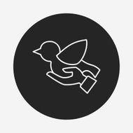 Donation line icon N97