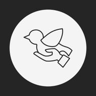 Donation line icon N99