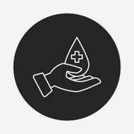 Donation line icon N113