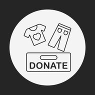 Donation line icon N123