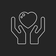 Donation line icon N126
