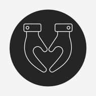 Donation line icon N137