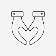 Donation line icon N140