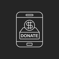 Donation line icon N146