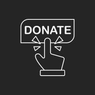 Donation line icon N162