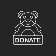 Donation line icon N166