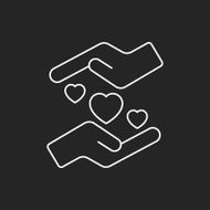 Donation line icon N170