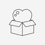 Donation line icon N176