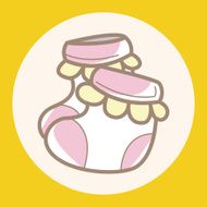 baby socks theme elements N2