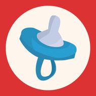 Baby pacifiers theme elements N12