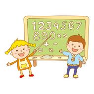 cute childrens labels stylish in motion with speech bubble N6