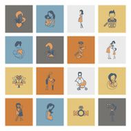 Happy Mothers Day Icons N263