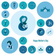 Happy Mothers Day Icons N268