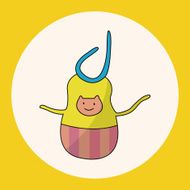 Baby bib theme elements N13