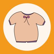 Baby clothes theme elements N21