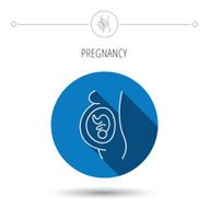 Pregnancy icon Medical genecology sign N15