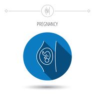 Pregnancy icon Medical genecology sign N16