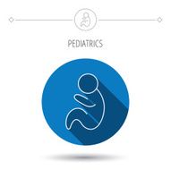 Baby infant icon Pediatrics sign N9