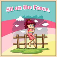 Sit on the fence