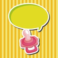 Baby pacifiers theme elements N14