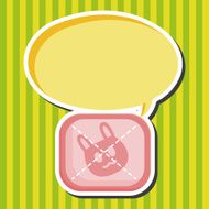 Baby bib theme elements N15