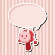 Baby rattle theme elements N20