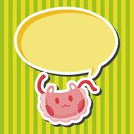 Baby bib theme elements N16
