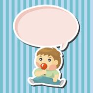 person character baby theme elements N17