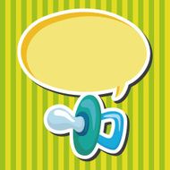 Baby pacifiers theme elements N15