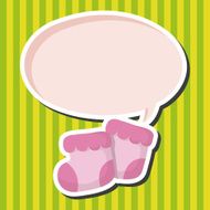 Baby supplies slippers theme elements N6