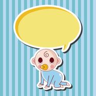 person character baby theme elements N19