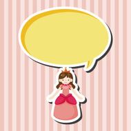 Royal theme princess elements vector eps N6