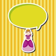 Royal theme princess elements vector eps N8