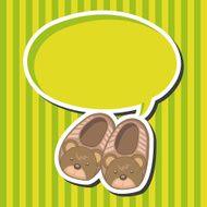Baby supplies slippers theme elements N7