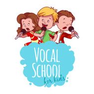 Logo template for vocal school