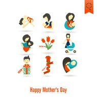 Happy Mothers Day Icons N269