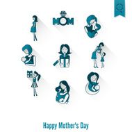 Happy Mothers Day Icons N271