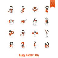 Happy Mothers Day Icons N272