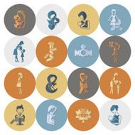 Happy Mothers Day Icons N275