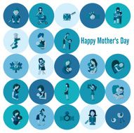 Happy Mothers Day Icons N279