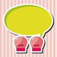 Baby gloves theme elements N5