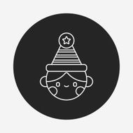 party boy line icon N2