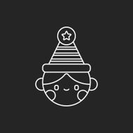 party boy line icon N3